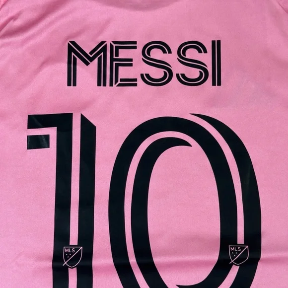Adidas Inter Miami Lionel Messi #10 Pink Striped Jersey Adult 2025/26 Size L - Picture 5 of 10